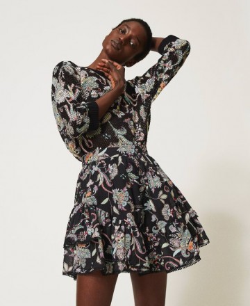 Twinset rokje met paisleyprint