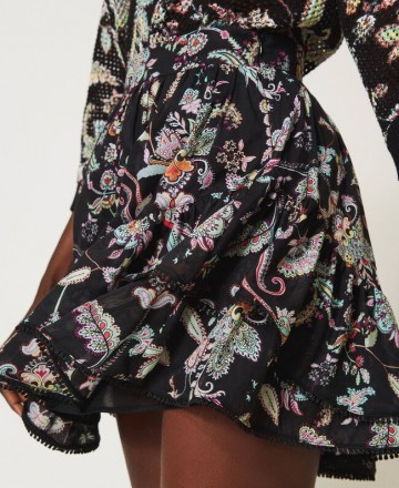 Twinset rokje met paisleyprint