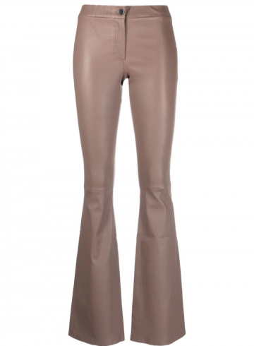 Arma leren broek izzy taupe