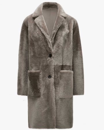 Arma reversible lammy coat luceram merinillo alba   mud brown