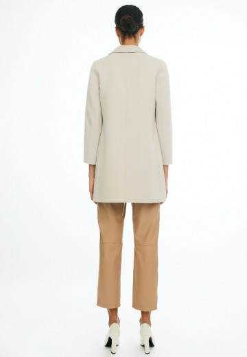 Arma Luceram wollen mantel beige