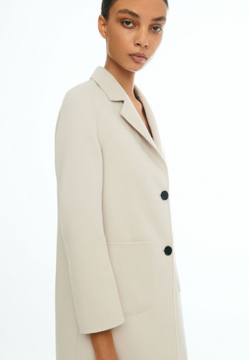 Arma Luceram wollen mantel beige