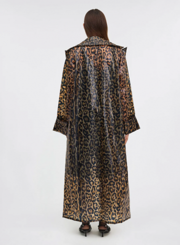 Mes demoiselles paris leopard print raincoat fiona ak