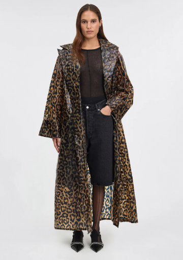 Mes demoiselles paris leopard print raincoat fiona vk2