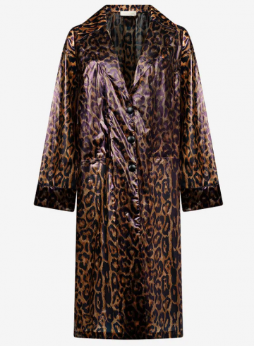 Mes demoiselles paris leopard print raincoat fiona