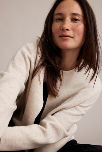 Sibin linnebjerg vest rosa kit detail