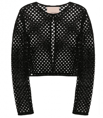 Twinset giacchina nero 241tp2442
