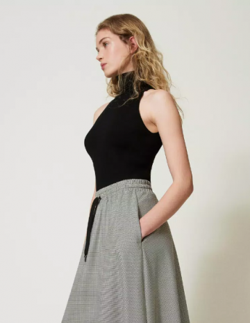 Twinset knit fitted top 242tf3031 zk