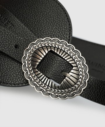 Twinset leather alike bet black ii