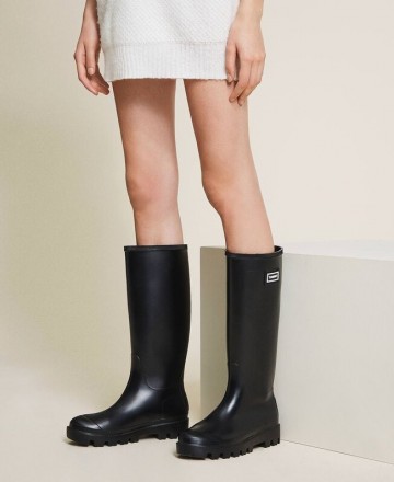 Twinset regenlaars zwart tcp210 model