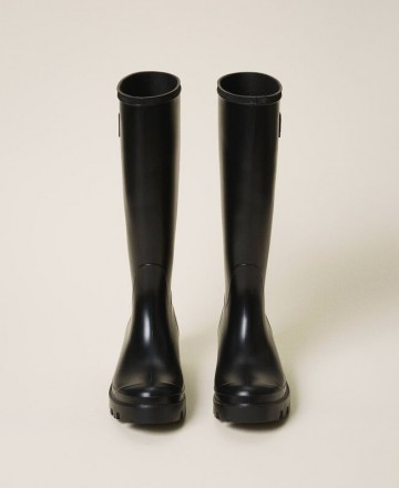 Twinset regenlaars zwart tcp210 vk