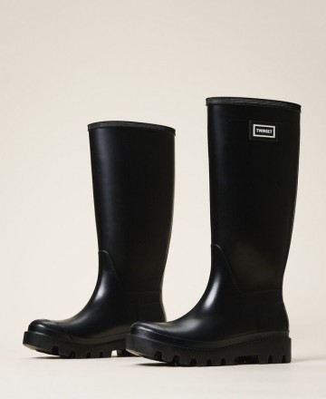 Twinset regenlaars zwart tcp210 zk